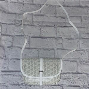 Goyard White and grey purse/crossbody bag